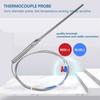 M8 Thread Type K Thermocouple 150mm Probe Temperature Sensor Wire 0-400 celsius  (1 m)