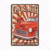 Classics Vintage Beautiful Girl Metal Plaque Retro Tin Sign Garage Iron Painting Bar Club Art Home Wall Decor Poster 20x30cm