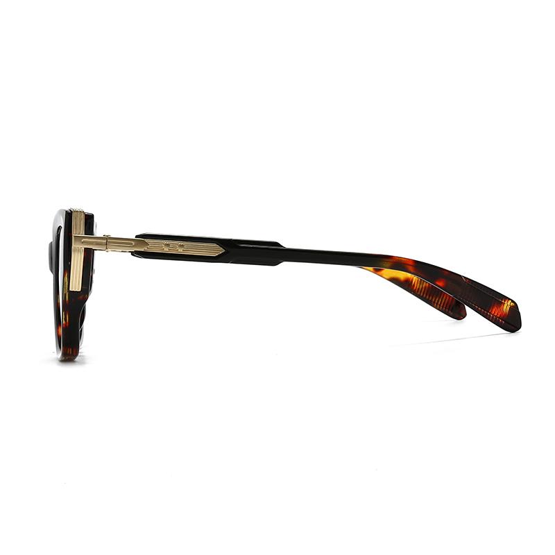 New European And American Style Men'S Aviator Glasses Retro Double-Bridge Square Frame Sunglasses Ready Stock 6