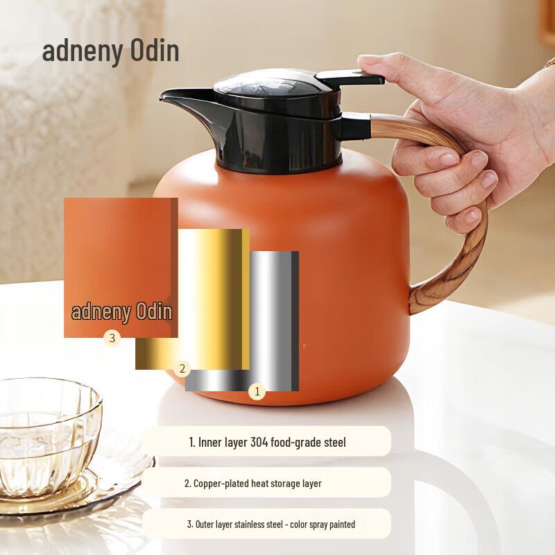Adneny Z-077 2.0L Vacuum Thermal Carafe