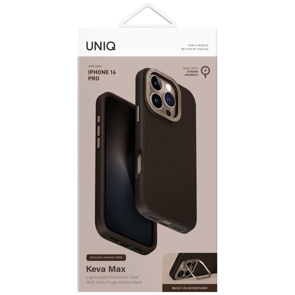 Etui do iPhone 16 Pro UNIQ Magclick Charging Brązowy