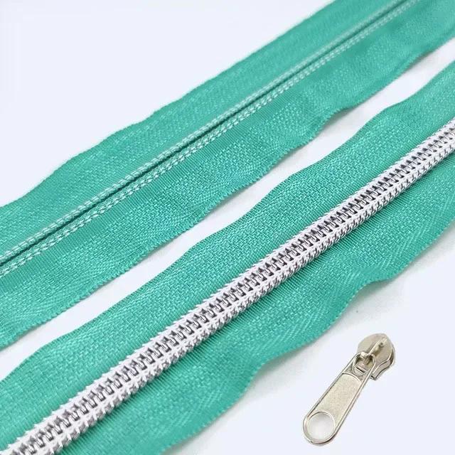 3/5/10 м 5# Нейлоновая тесьма-молния со слайдером Сумки Одежда Ремонт молний Пластиковая спиральная молния DIY Одежда Замена Швейные аксессуары