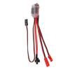 NEEBRC 30A Brushed ESC 4-8V Dual Way Brake Speed Controller for 1/16 1/18 1/24 RC Car Boat 370 380 390 Motor WPL HSP HPI Traxxas