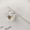 Fashion Width Surface Knot Winding Thai Silver Color Ring Open Finger Ring For Women Jewelry Gifts ARI