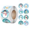 100-500pcs Merry Christmas Sticker Animals Snowman Trees Decorative Stickers Christmas Gift Package Decor Stickers Envelop Seals