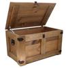 Ящик для хранения - CREATIVE COOPER - 80x50x45 см - Сосна - Металлическая фурнитура