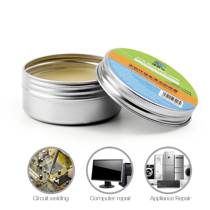 Бессвинцовая паста-флюс NO-Clean для пайки, мягкая канифоль, экологичная сварочная паста, смазка для SMD PGA PCB BGA, инструменты для ремонта пайки