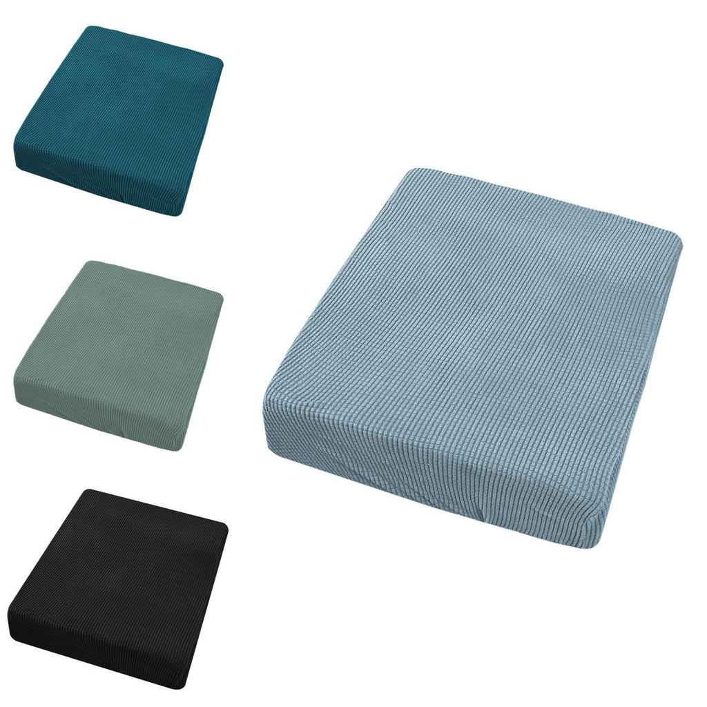 Stretchy Couch Seat Cushion Cover Soft Hand-feeling Easy To Fit Furniture Protector