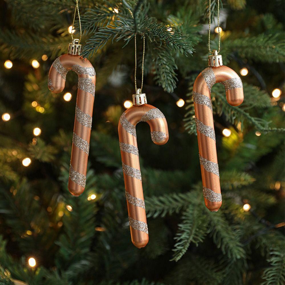 Shatterproof Christmas Pinecone Bell Pendants Plastic Xmas Tree Hanging Pendants Hotel Mall