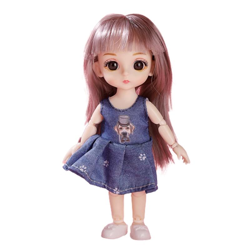 1/12 6,6 дюйма Bjd Куклы-принцессы Милые Подвижные суставы Детский подарок на день рождения