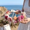 Elegant Floral Headband Artificial Flower Bridal Wreaths Flower Crown  Birthday Party