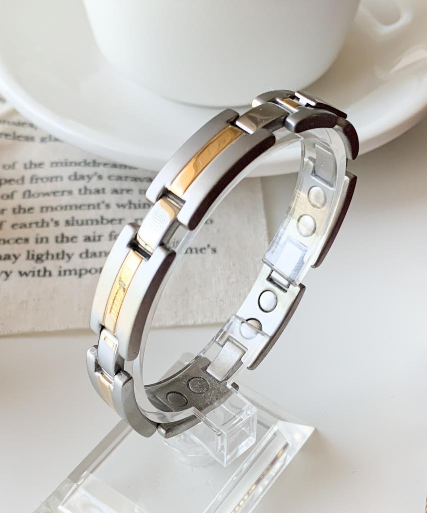 Sabona London 340 Men'S Executive Dress Duet Magnetic Bracelet