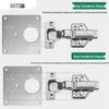 Gute Stainless Steel Cabinet Hinge Repair Plates (4-Pack)
