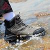 Waterproof Boots for Men Luxury Designer Non-Slip Outdoor Hiking Shoes Climbing Trekking Sneakers Leather Safety Mens Ankle Boots