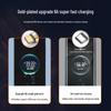 120 Вт Прозрачный Плетеный Кабель Super Fast Charging, Совместимый с Двойным Type-C и Apple PD, для Huawei, Трансграничный Стиль