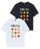 QUTON Свободная тяжелая футболка с коротким рукавом The Fruta