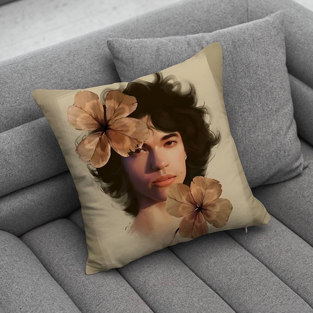 CConan Gray Wishbone Creative patterned pillowcases for interior decoration office living room home