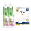 Набор: Зубная паста Hawley Tea Care с жасминовым белым чаем и мыло Dove