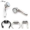 Alisouy 1PC Stainless Steel Snake Buffalo Horn Nose Ring Magnetic Ear Cartilage Septum Tragus Daith Non Piercing Body Jewelry