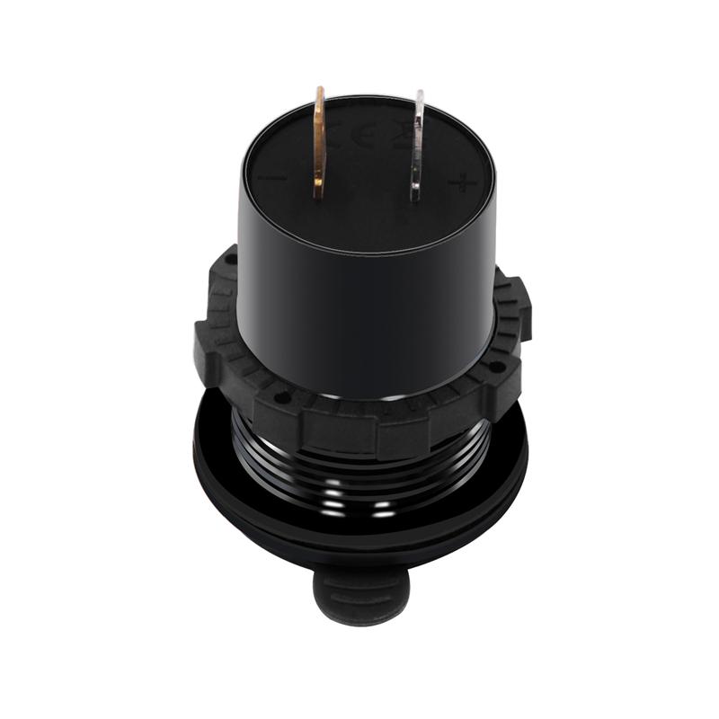 LMoDri Автомобильное быстрое зарядное устройство Интеллектуальный адаптер питания QC 3,0 Dual USB Автомобильный разъем постоянного тока 12 В-24 В прикуриватель 2 порта