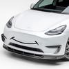 Car Front Bumper Smile Stickers For Tesla Model Y 3 S X PVC Vinyl Film Decals Personalized Modification Auto Decor Accessories