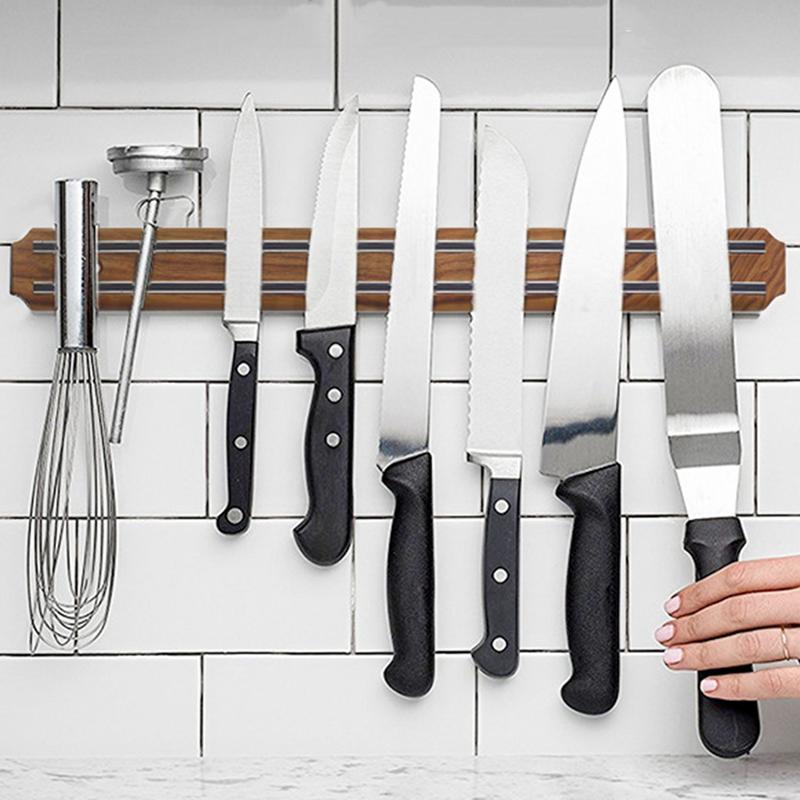 Магнитный держатель для ножей для холодильника Магнитный держатель для кухонных принадлежностей Магнитная полоса-держатель для инструментов Магнитный держатель для кухонных принадлежностей и