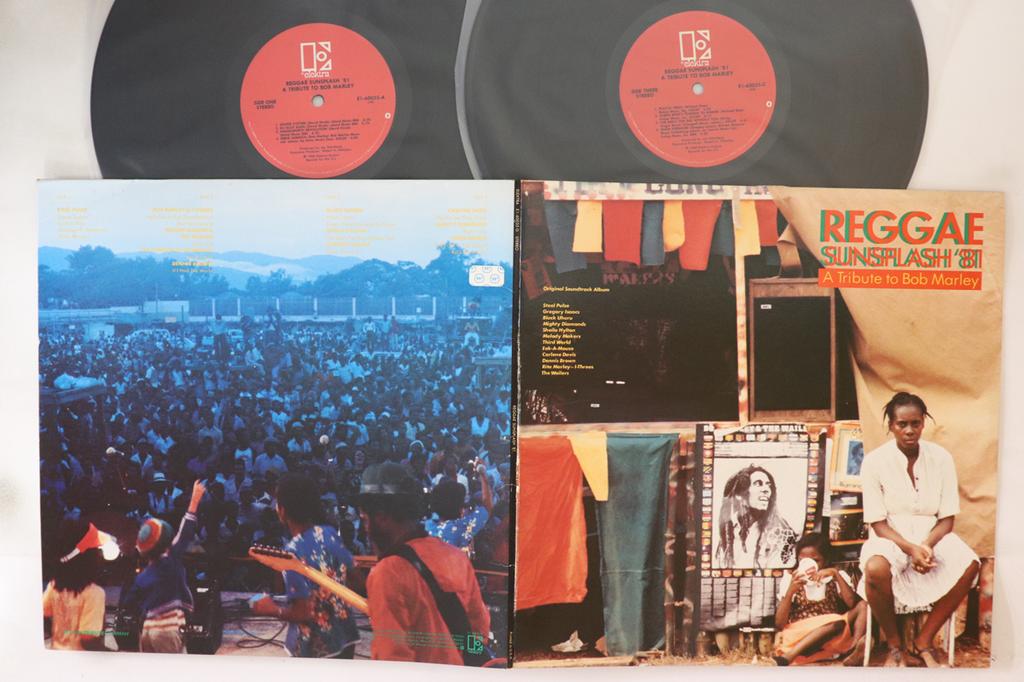 LP Пластинка РАЗНЫЕ ИСПОЛНИТЕЛИ - Reggae Sunsplash '81 A Tribute To B E160035G Elektra 1982 США Регги, Ска и Даб Б/У