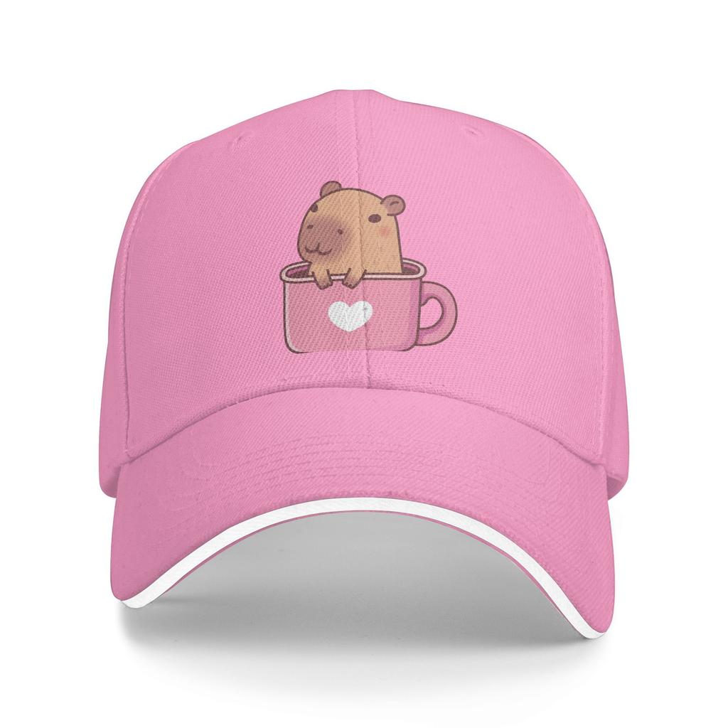 Capybara Baseball Cap Be Cappy Trendy Trucker Hat Summer Unisex Unisex Outdoor Sport Snapback Cap