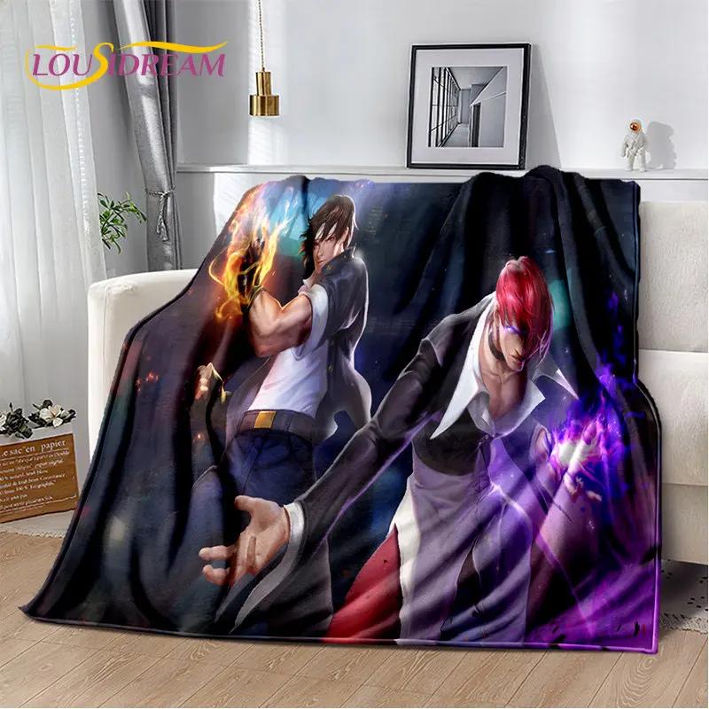 Мягкое плюшевое одеяло King of Fighters Retro Gamer, фланелевое одеяло, покрывало для гостиной, спальни, кровати, дивана, чехла для пикника