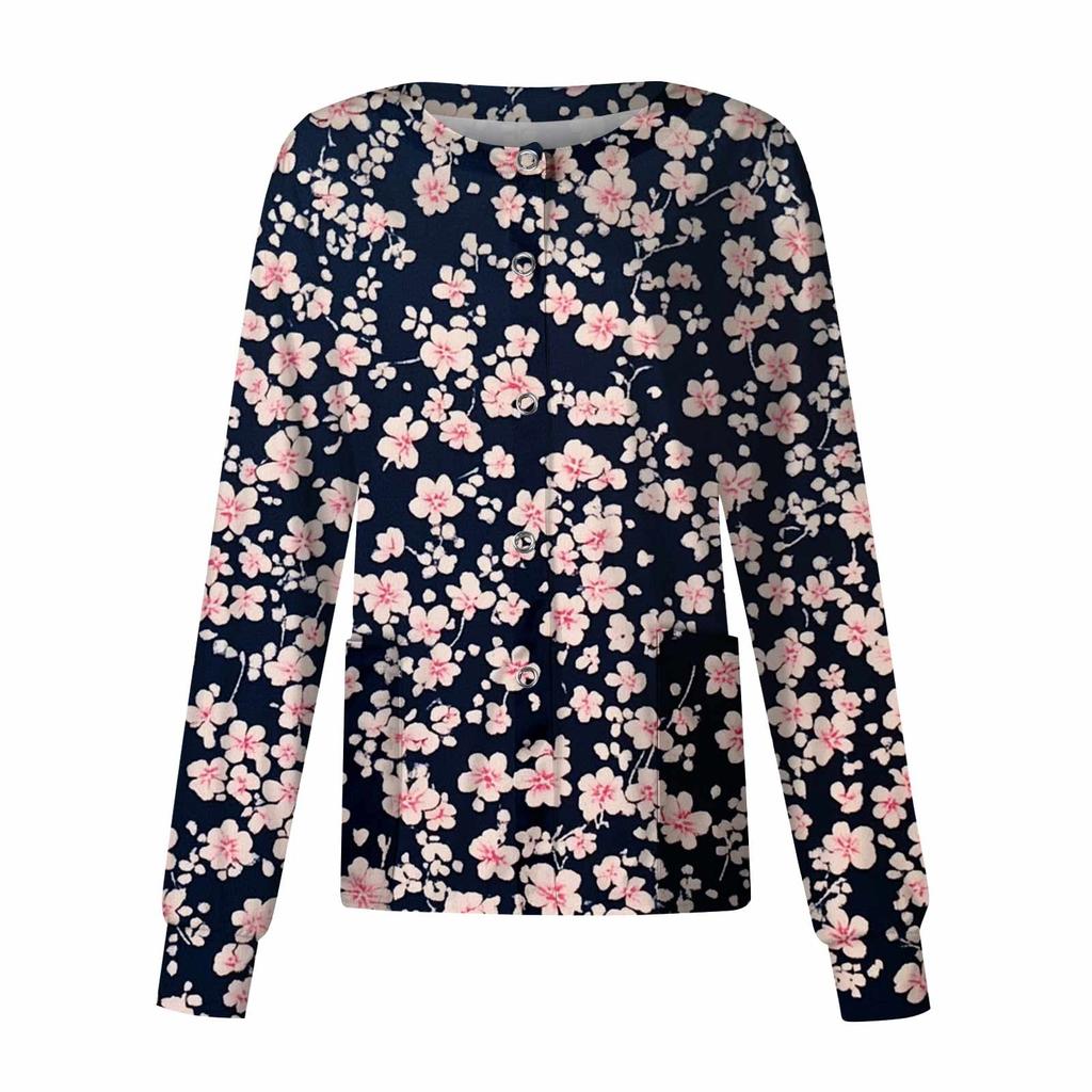 Женский однобортный защитный комбинезон с длинным рукавом и карманом, рабочий воротник-стойка, кардиган, куртка, топ