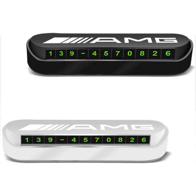 1 шт. Временная парковочная карточка для автомобиля, табличка, значок, стайлинг автомобиля для Mercedes Benz AMG GLE GLS GLC CLA GLB ML C500 C200 C300 W204 W206 W205 W212 W203