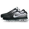 Nike Air Max 2017 Удобные Мягкая Ткань Низкий Верх Кроссовки для Бега Унисекс Кроссовки Черный 849560-010