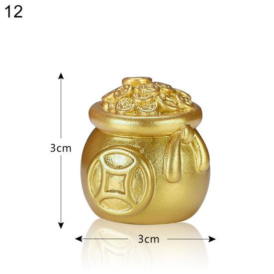 Мультфильм корова крупный рогатый скот дизайн автомобиля домашний стол сад сочный декор из смолы орнамент