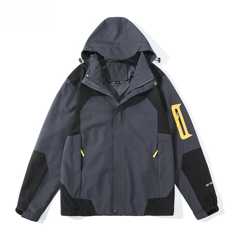 Одинарная куртка Повседневная спортивная куртка для мужчин и женщин, подходящая по цвету, дышащая мужская куртка