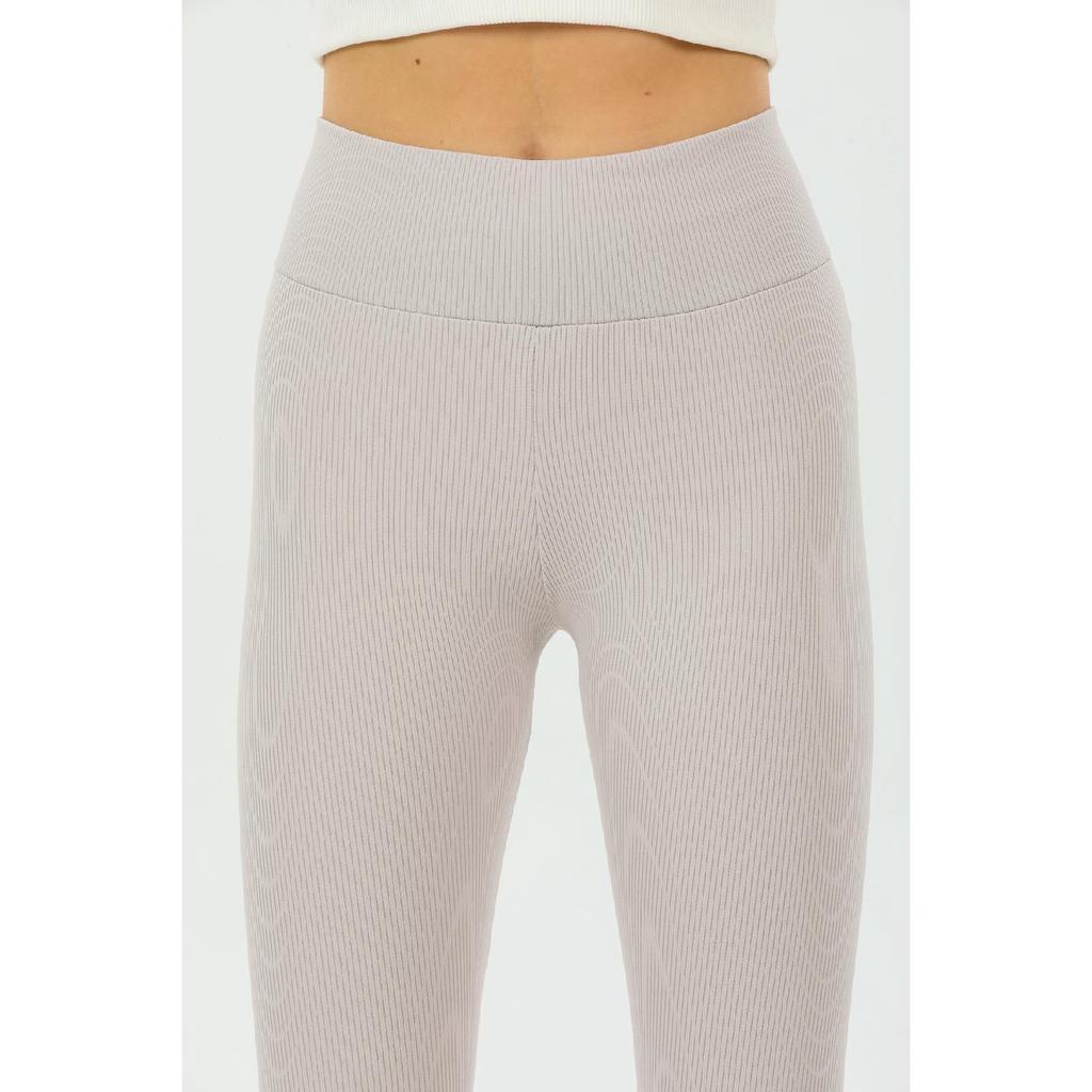 Индиго Индиго Индиго Трикотажные колготки в рубчик с завышенной талией и эластичной резинкой на талии