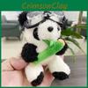 Sweet Panda Plush Pilot Keychain Cuddly Bear Doll Cute Bag Accessory For Gifts