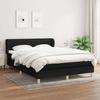 VidaXL Divan Bed with Mattress Black 140x200 Cm Fabric - Model 3126887
