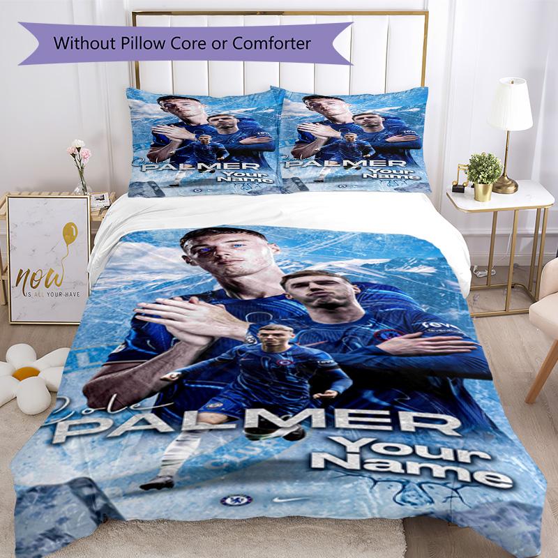 Chelsea Fc Football Player Personalized Name Bedding Set Perfect for Living Rooms Soft Bedding Home Decor Christmas, WeddingPerfect