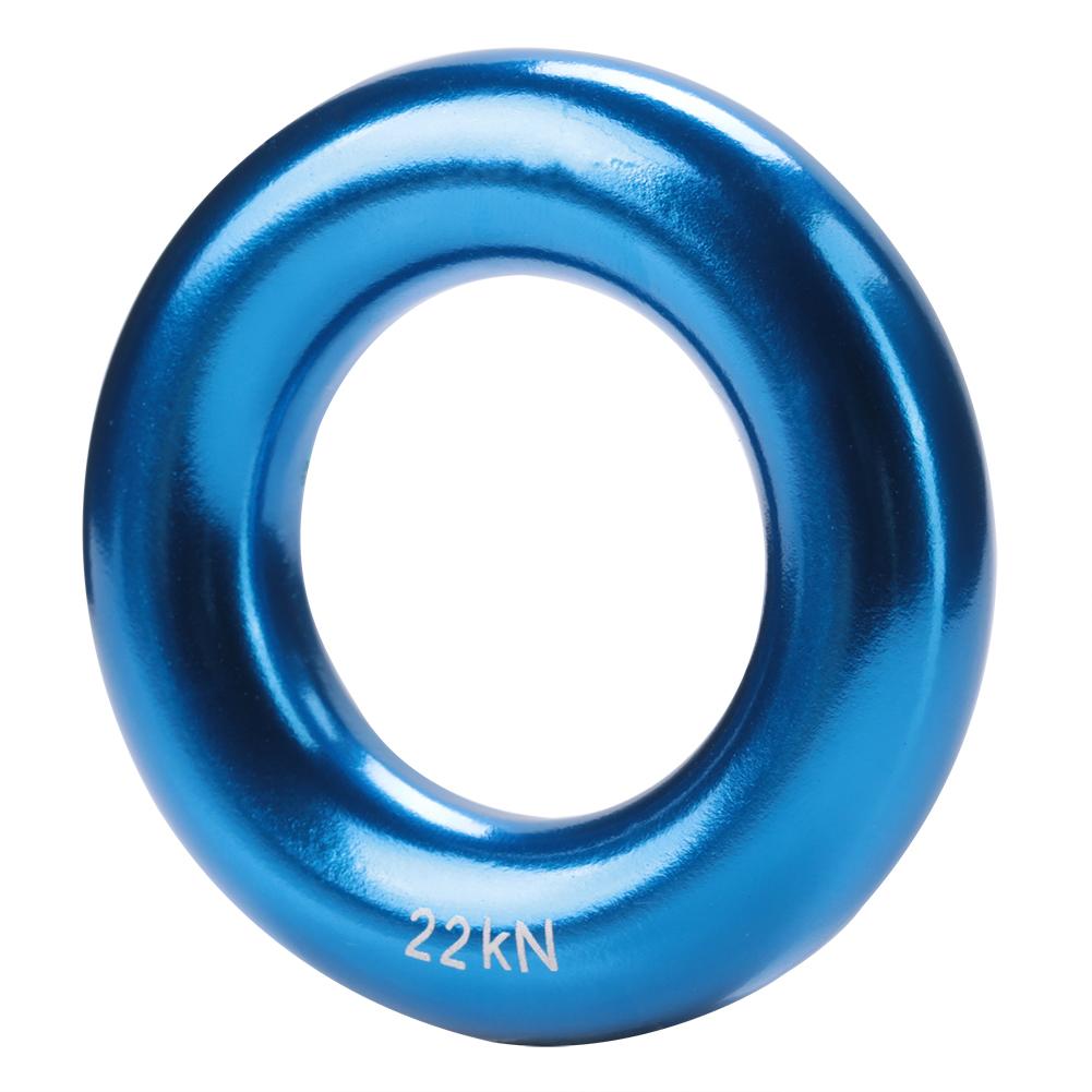 Круглое алюминиевое кольцо для спуска Climb Perfect Tension из алюминиевого сплава O-образное кольцо(синий)