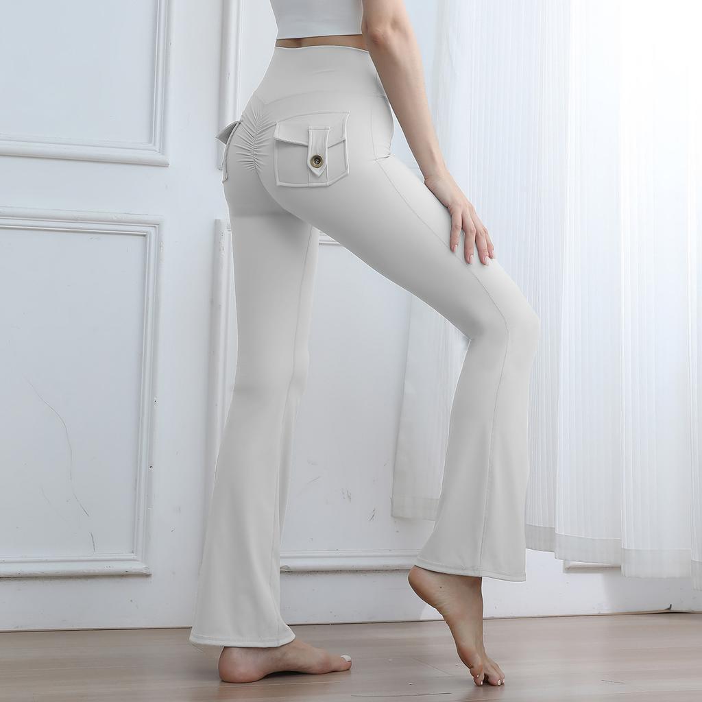 Новые повседневные рабочие штаны для йоги, длинные брюки, облегающие спортивные брюки для поднятия бедер, одежда для йоги, фитнес-брюки для женщин