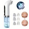 Blackhead Remover Vacuum Kit - Pore Cleaner Tool with 6 Attachments & 3 Suction Levels | USB Rechargeable, Portable for Travel