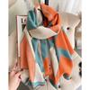 Autumn/Winter Geometric Pattern Shawl Scarf