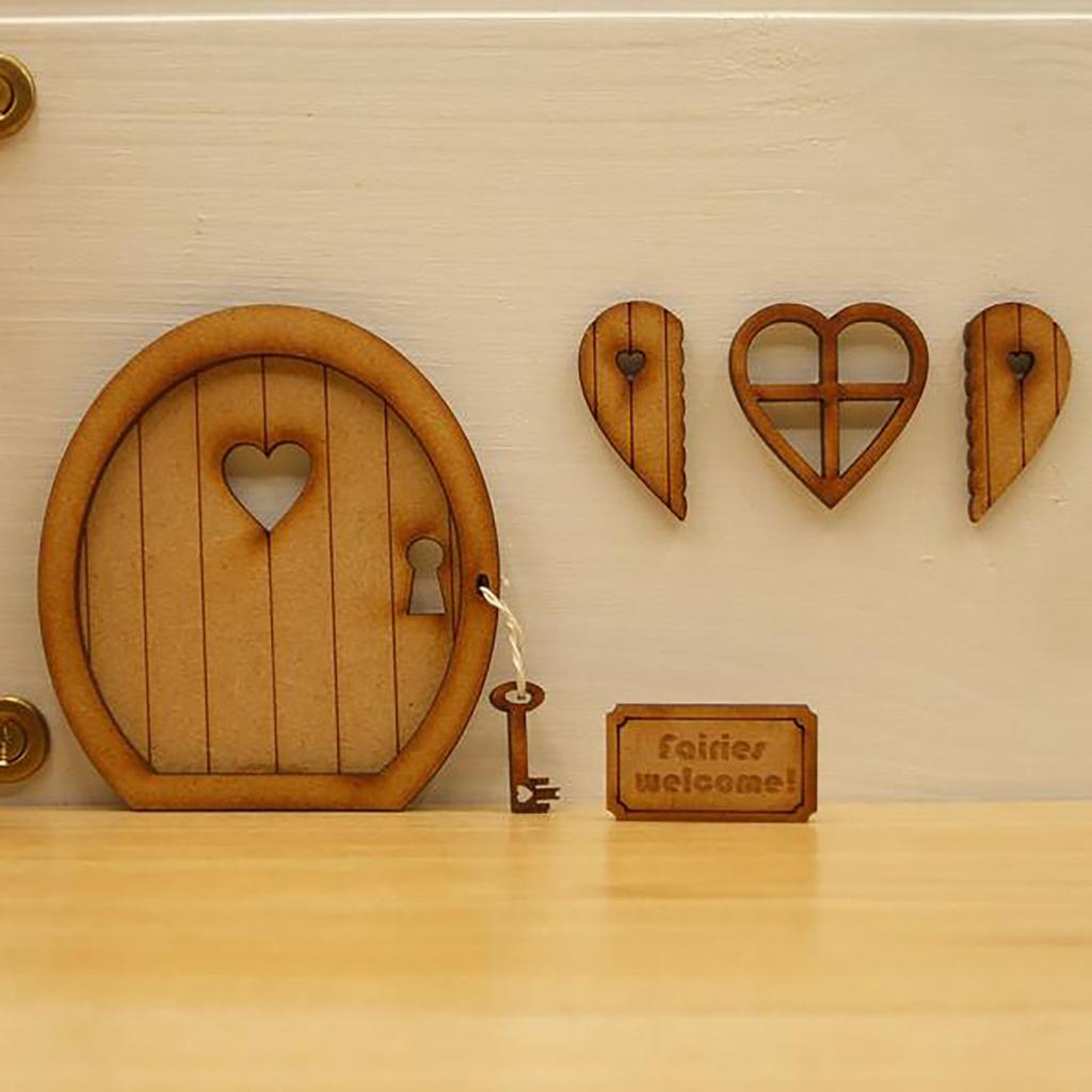 Дверь для украшения театра, ремесленная дверь, используемая для самостоятельной сборки, набор дверей Elfin Door