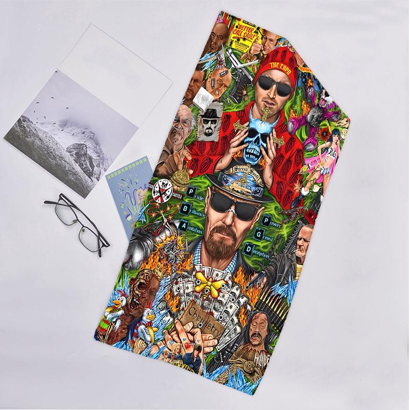 Bad Fashion Beach Towel: Ideal for Summer Adventures Soft, absorbent and quick drying suitable for swimming and bathing