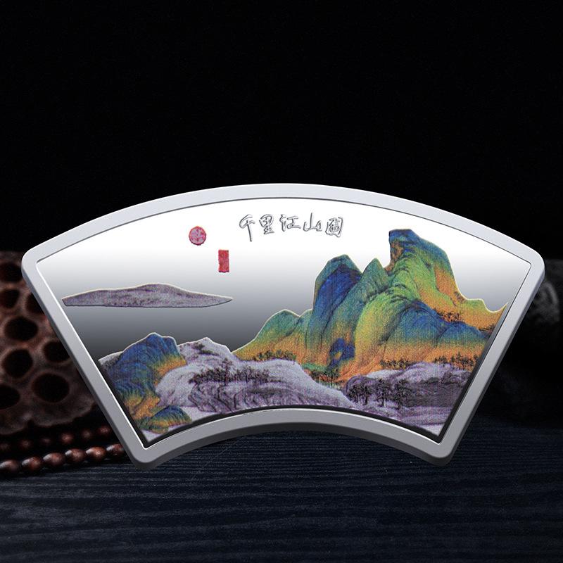 Карта ландшафта на тысячу миль, набор памятных медалей, трехмерный рельеф, цветная памятная медаль, рождественский подарок, наполнители для чулка