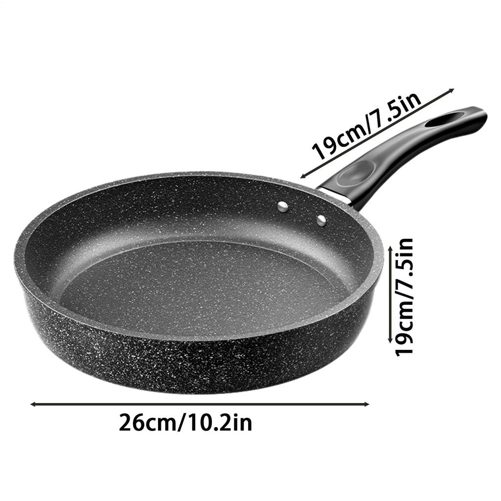 Frying Pan Induction Nonstick Frying Pan Skillet Metal Cookware Kitchen Supplies for Induction Ceramic Stove Cooktop Egg Steak