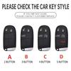For Jeep Zinc Alloy Leather Car Key Case Cover Shell For Jeep Renegade Wrangler Patriot Grand Cherokee WK2 KL Compass Liberty