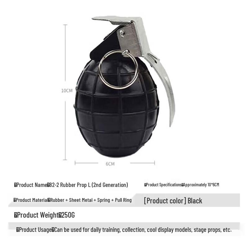Rubber Training Grenade Replica
