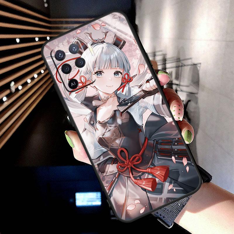Чехол Genshin Impact Kamisato Ayaka для Oppo A17 A57 A77 A76 A16 A96 A18 A60 A80 A40 A38 A58 A78 A98 A94 A74 A54 A15 A5 Pro