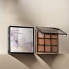 Nine-color Eyeshadow Palette, Matte, Shimmery, Earth-toned, Long-lasting, Powder-free Contouring Eyeshadow